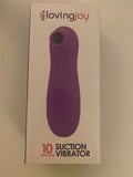 Loving Joy 10 Function Clitoral Suction Vibrator Purple - Small & Discreet