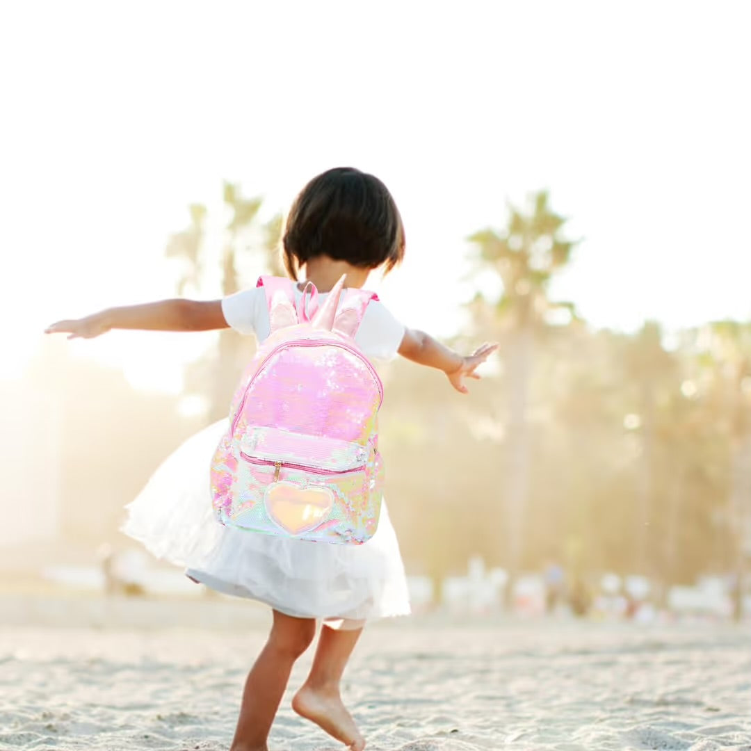 Girls Unicorn Sequin Backpack