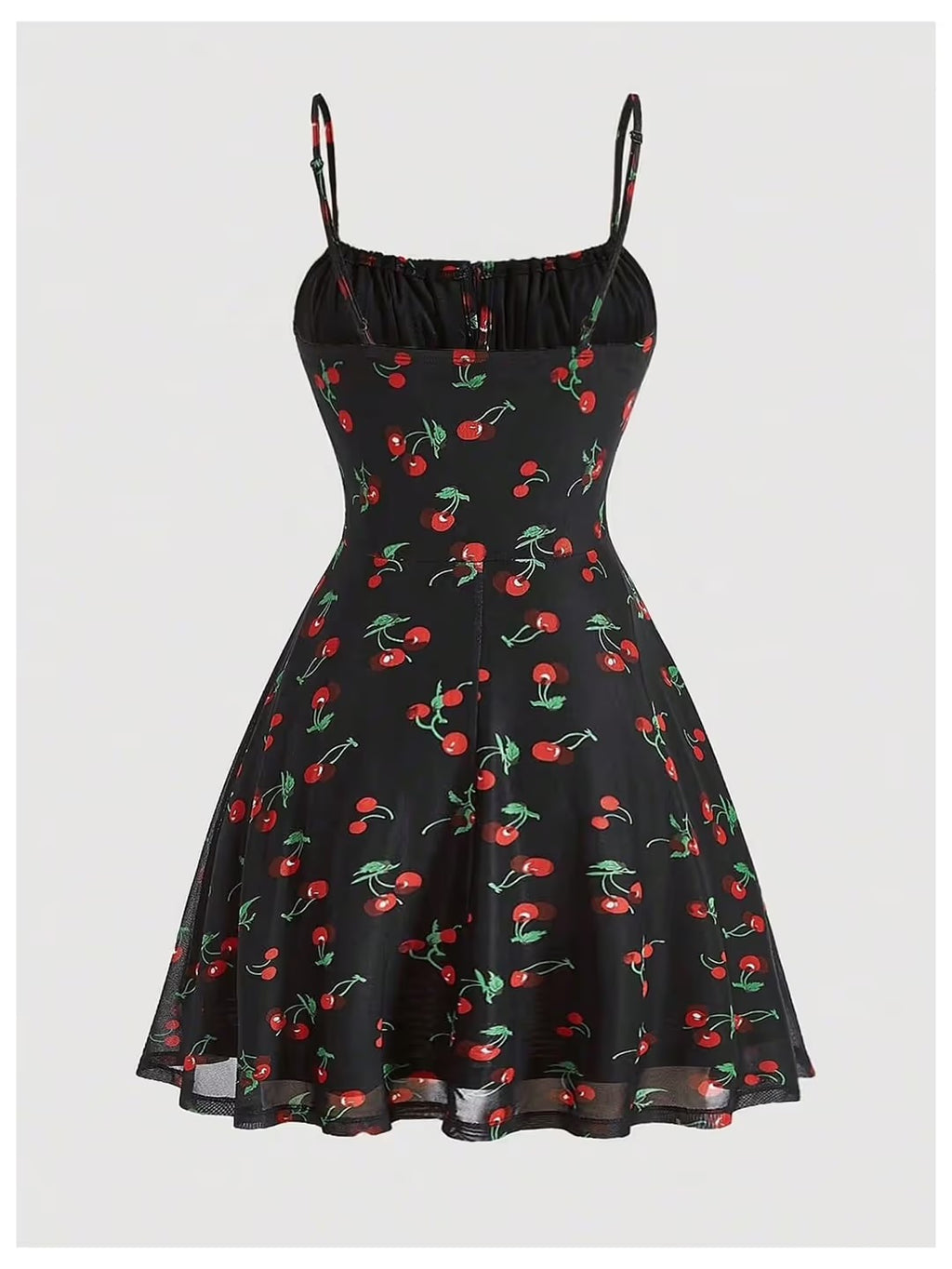 Stunning Cherry Strappy Dress Size Large 12-14
