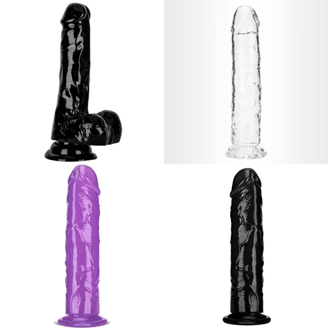 Realistic Silicone Dildo with Suction Cup