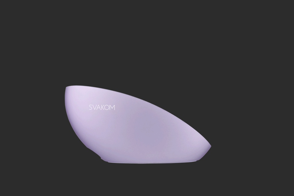 Svakom Galaxie Suction Vibrator with Mood Projector Metallic Lilac App Operated