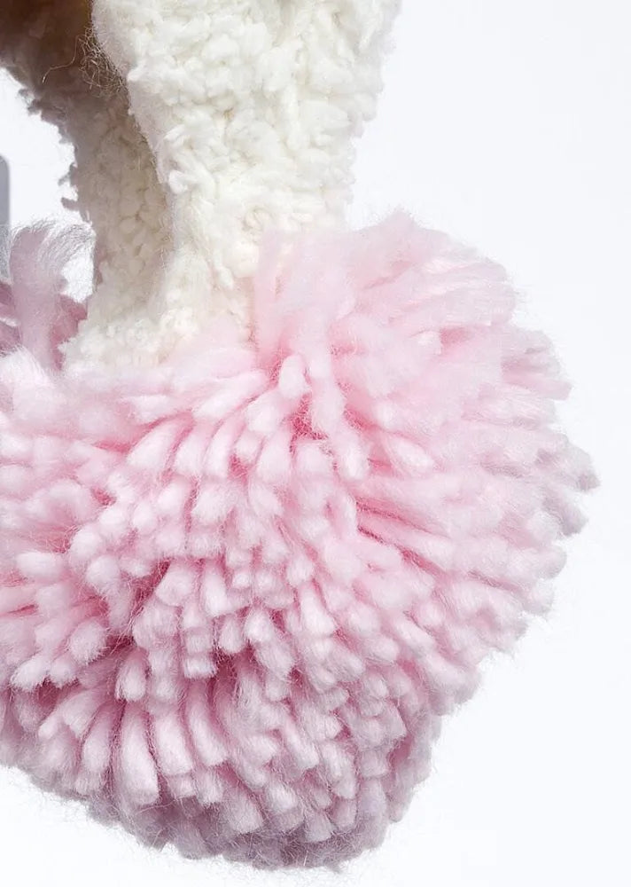 Girls Babaluno Pink Soft Fur Hat 0/12 or 12/24 months