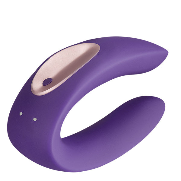 Satisfyer Partner Plus for Couples Sex Toy - Dual Motors - Magnetic USB Charger