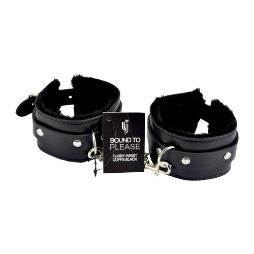 bound-to-please-furry-plush-wrist-cuffs-black