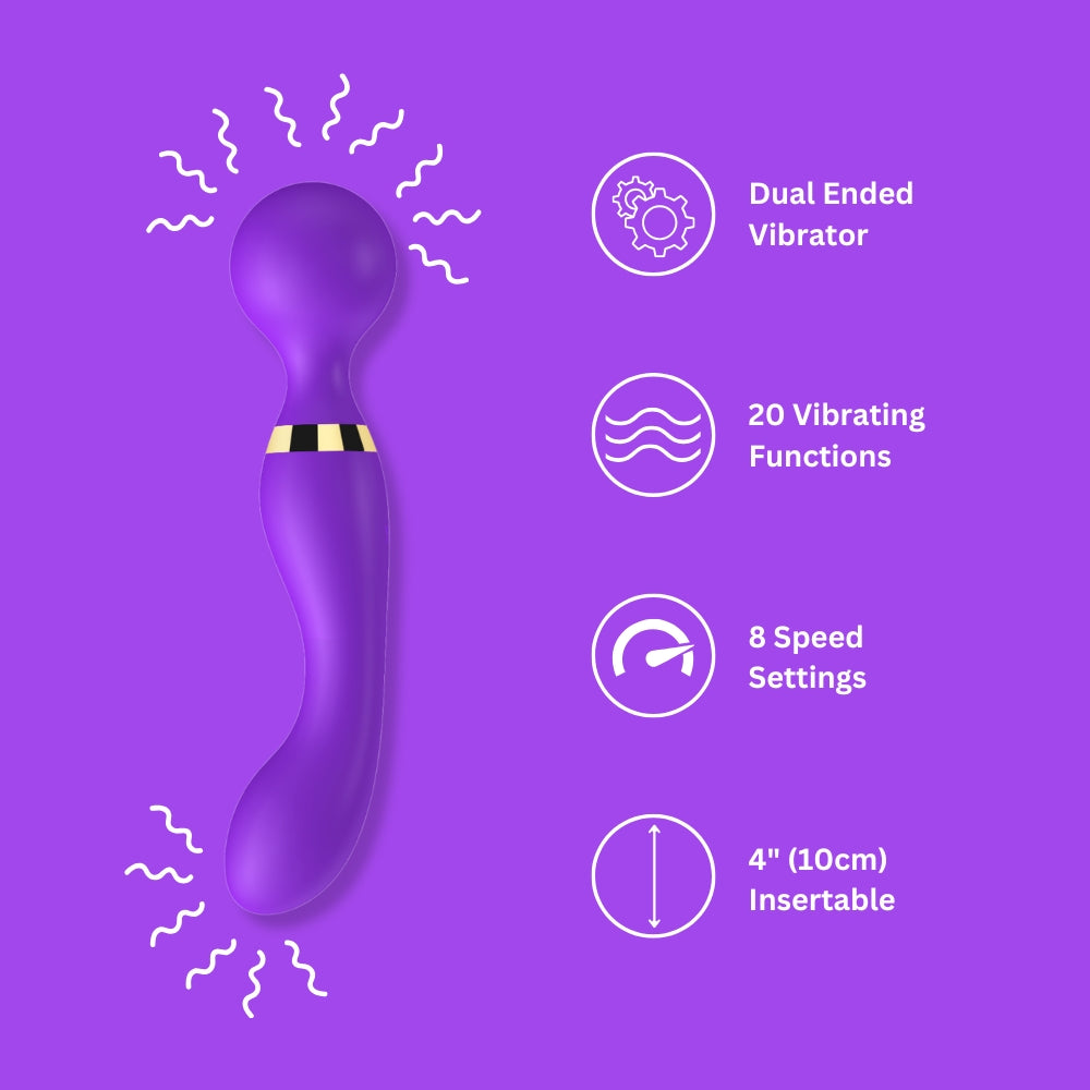 Loving Joy Dual Ended Wand Vibrator perfect with its Double Vibration ❤️