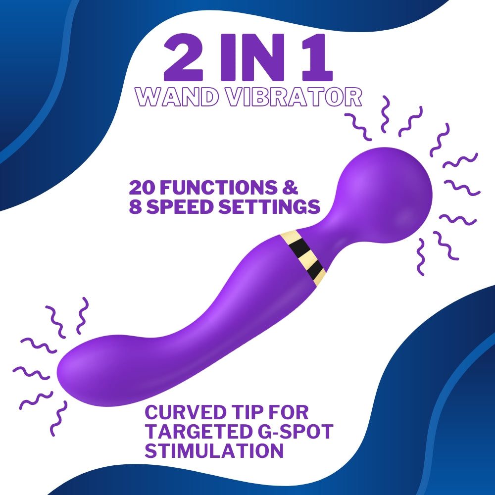 Loving Joy Dual Ended Wand Vibrator perfect with its Double Vibration ❤️