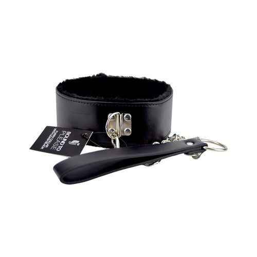 bound-to-please-furry-collar-with-leash-black