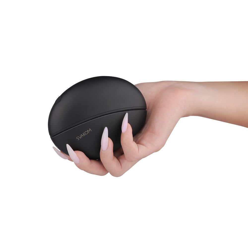 Svakom Galaxie Suction Vibrator with Mood Projector Midnight Black App Operated