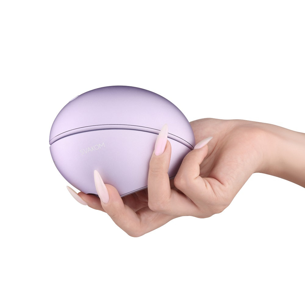Svakom Galaxie Suction Vibrator with Mood Projector Metallic Lilac App Operated