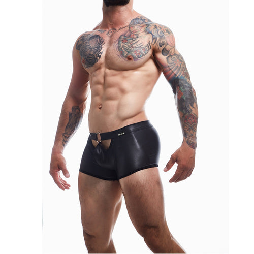c4m-peekaboo-black-leatherette-mini-pants