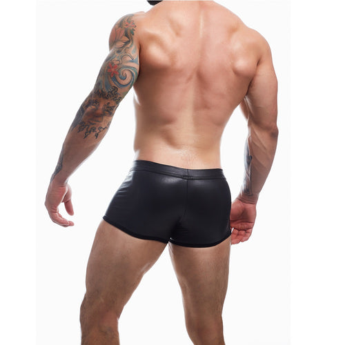 c4m-peekaboo-black-leatherette-mini-pants
