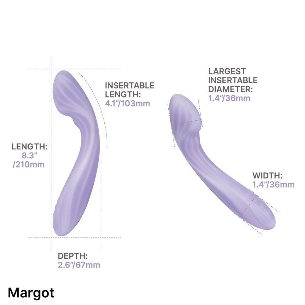 Svakom Margot G-Spot Vibrator - Lilac, Deep Vibration Power