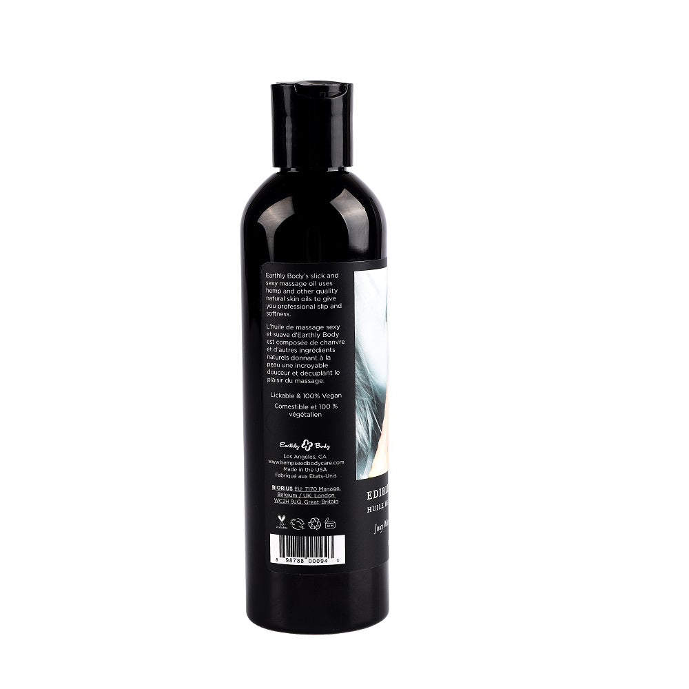 Earthly Body Edible Massage Oil - 8fl oz - Non Greasy choose you fav