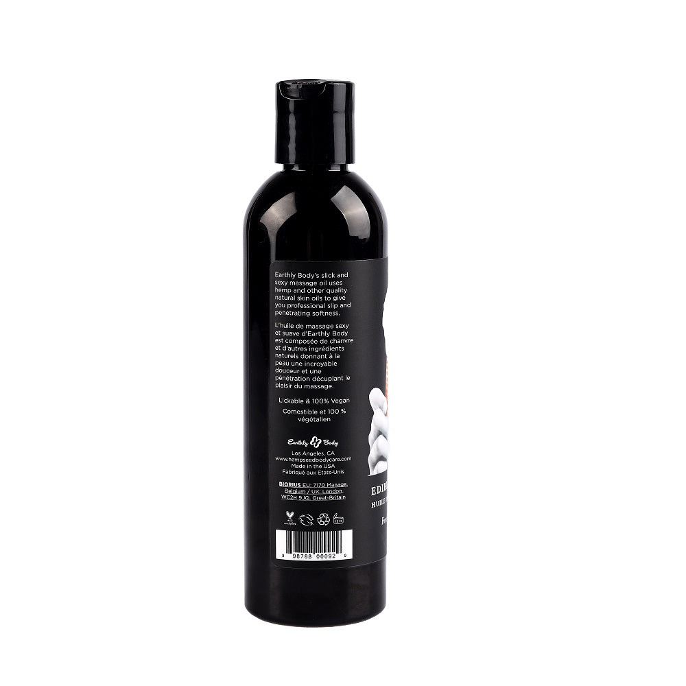 Earthly Body Edible Massage Oil - 8fl oz - Non Greasy choose you fav