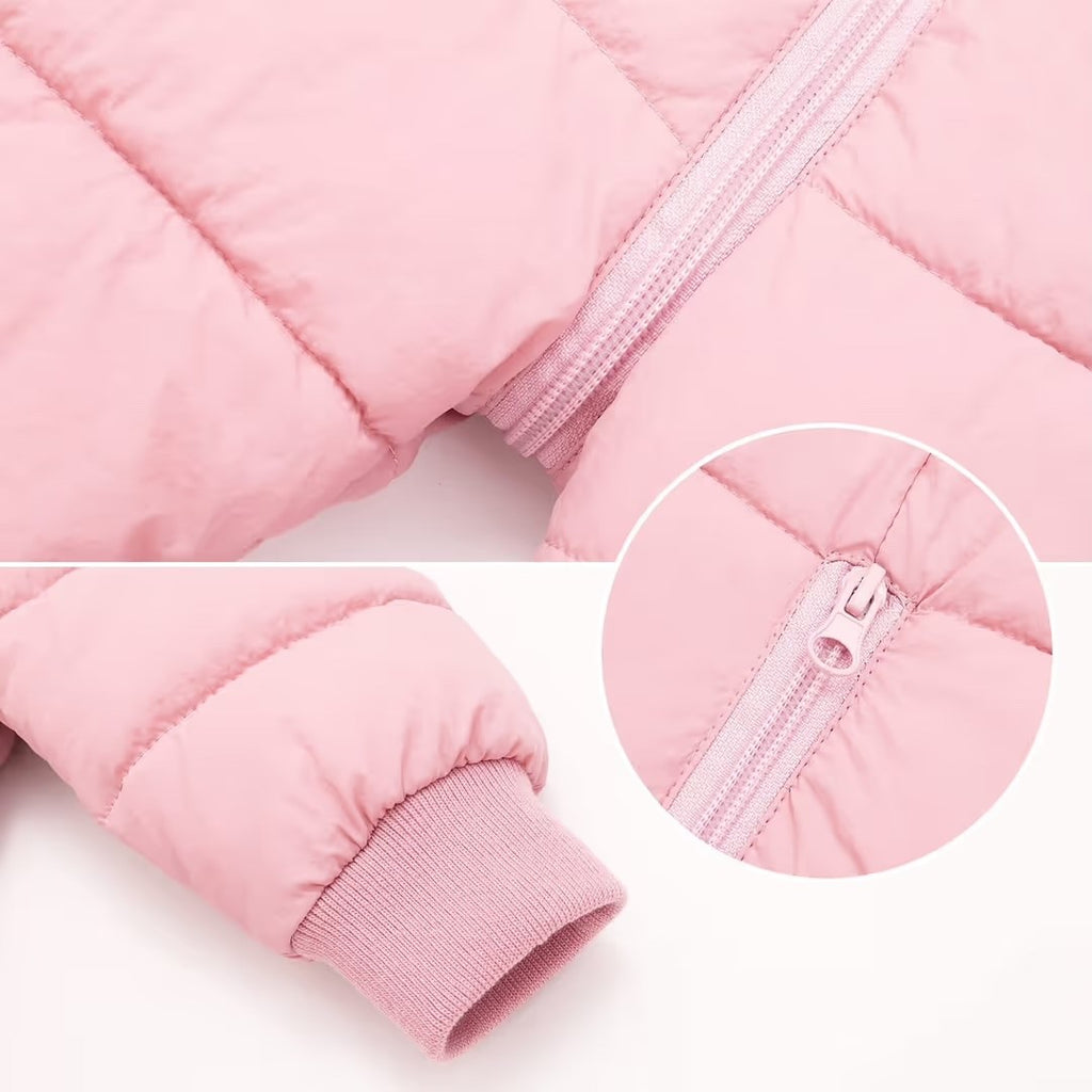 Baby Winter Snowsuit Hooded Warm Romper Insulated Jumpsuit - 9-12 Months