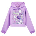 Forlcool Girls Cotton Hoodie Pullover – Purple 130cm 5-7 years